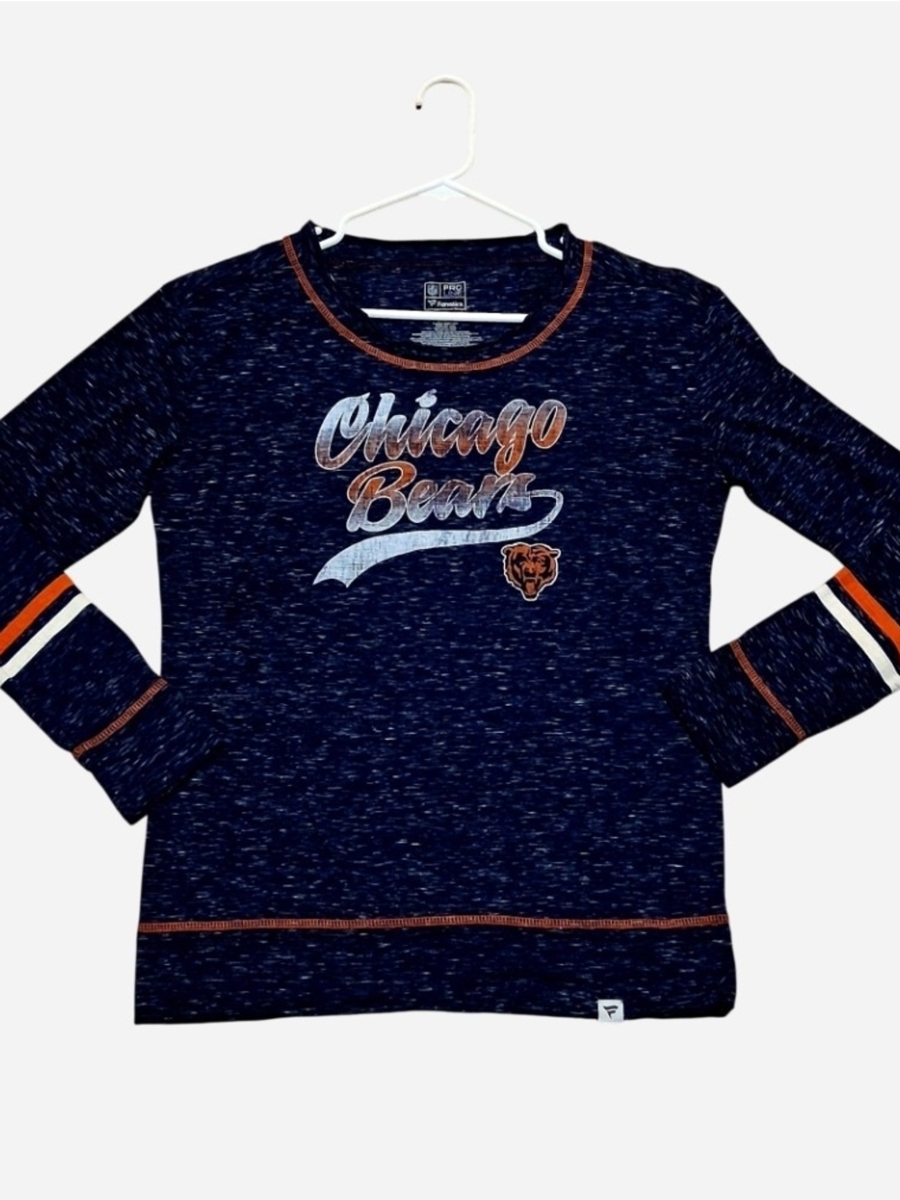Fanatics Chicago Bears Navy Long-Sleeve Tee